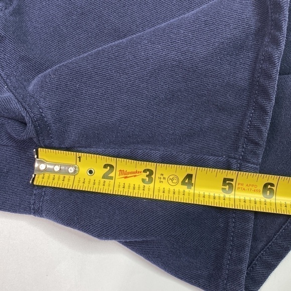 Vintage Christopher & Banks Navy Blue Denim Shorts Size 8 - Picture 5 of 7